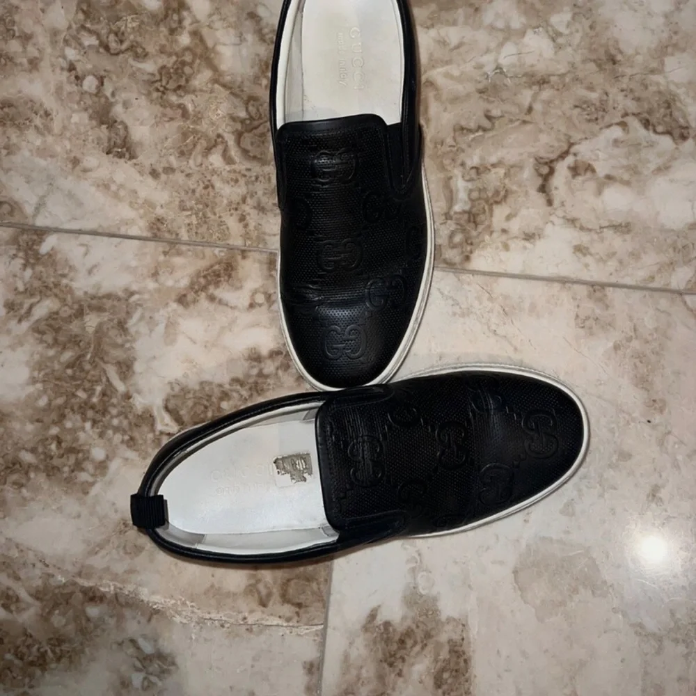 Gucci Black Slip-On Sneakers - Picture 2 of 6